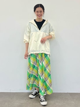 「AMERICAN HOLIC」｜「アイテム（ブルゾン）」を使った、yuki☺︎さん（レディース・165cm）の春コーディネート