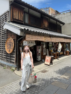 「CHANEL（シャネル）のアイテム（ショルダーバッグ）」を使った、Jean Liさん（レディース・158cm）の夏コーディネート