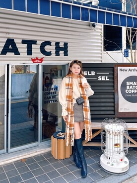 「MANGO（マンゴ）のアイテム」を使った、Jean Liさん（レディース・158cm）の夏コーディネート