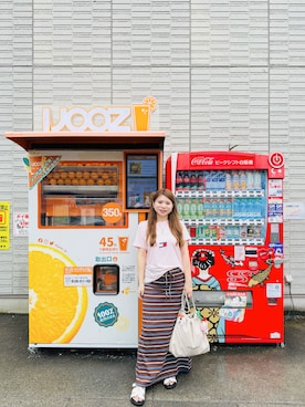 「CHANEL（シャネル）のアイテム（ショルダーバッグ）」を使った、Jean Liさん（レディース・158cm）の夏コーディネート