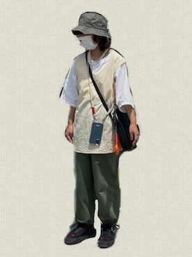 nanaさん（レディース・151cm）の夏コーディネート