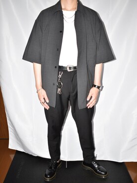 「kutir（クティール）のアイテム（財布/小物）」を使った、まさやさん（メンズ・170cm）の夏コーディネート