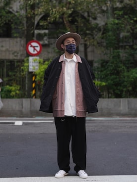 「Ionism（イオニズム）のアイテム」を使った、rwd_2.19さん（メンズ・181cm）の冬コーディネート