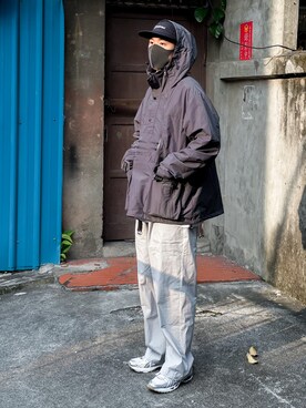 「Gramicci（グラミチ）のアイテム（帽子）」を使った、rwd_2.19さん（メンズ・181cm）の春コーディネート