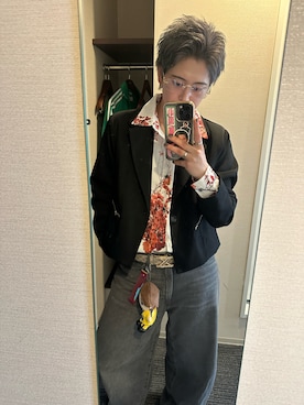 「アイテム（デニムパンツ）」を使った、わかなさん（レディース・160cm）の夏コーディネート