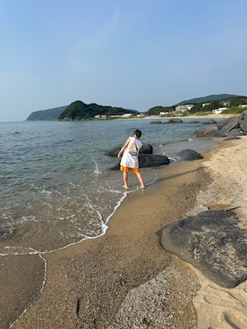 「アイテム（タンクトップ）」を使った、わかなさん（レディース・160cm）の夏コーディネート