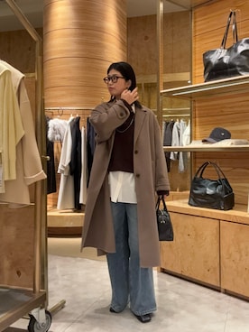 「アイテム（シャツ/ブラウス）」を使った、meiさん（レディース・165cm・30代）の秋コーディネート