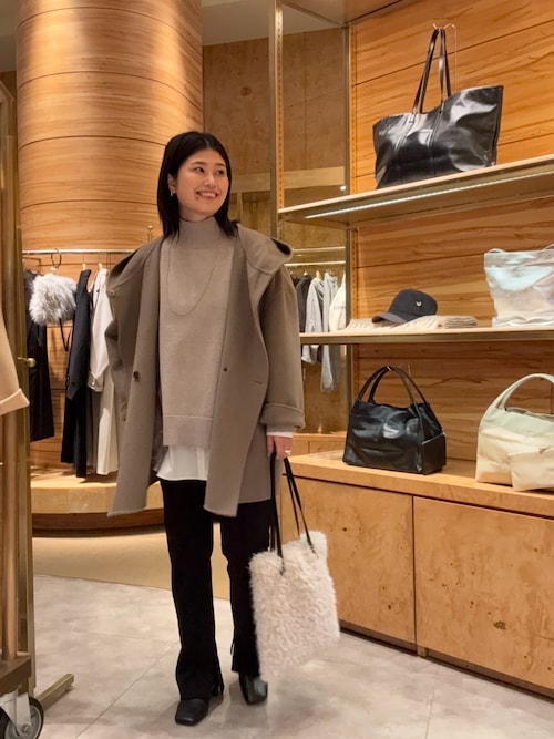 セール】【2.718】フェイクカシミヤトート（トートバッグ