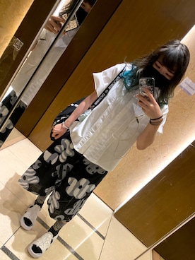「ONCE UPON A TIME（ワンス　アポン　ア　タイム）のアイテム」を使った、weirdoさん（レディース・154cm）の夏コーディネート