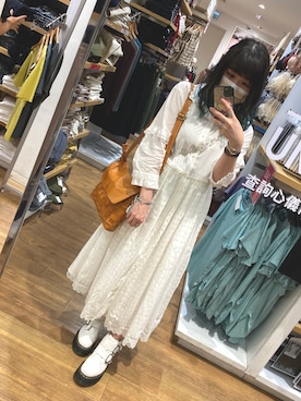 「Handmade（ハンドメイド）のアイテム（ベルト）」を使った、weirdoさん（レディース・154cm）の春コーディネート