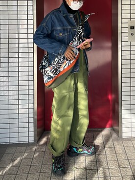 「チャイハネ（チャイハネ）のアイテム（バッグ）」を使った、Laniさん（レディース・165cm）の冬コーディネート