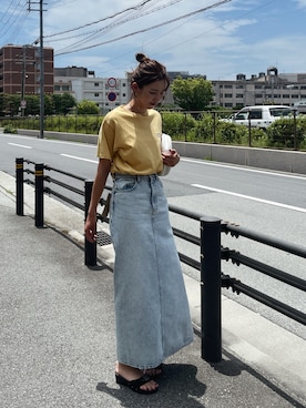 福本 茉以さん（レディース・160cm）の夏コーディネート