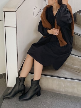 福本 茉以さん(レディース・160cm)の秋コーディネート