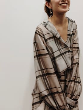 福本 茉以さん（レディース・160cm）の秋コーディネート