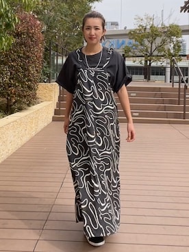 福本 茉以さん（レディース・160cm）の春コーディネート