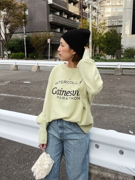 福本 茉以さん(レディース・160cm)の秋コーディネート