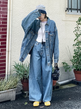 福本 茉以さん(レディース・160cm)の秋コーディネート