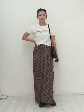 福本 茉以さん(レディース・160cm)の夏コーディネート