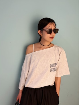 福本 茉以さん（レディース・160cm）の春コーディネート