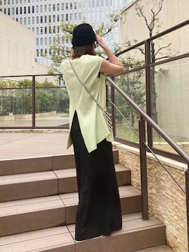 福本 茉以さん（レディース・160cm）の秋コーディネート