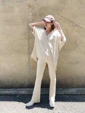 福本 茉以さん(レディース・160cm)の夏コーディネート