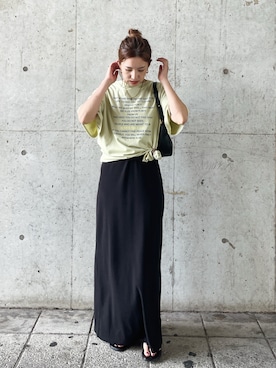 「Ungrid（アングリッド）のアイテム（ワンピース/ドレス）」を使った、福本 茉以さん（レディース・160cm）の秋コーディネート