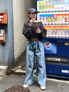 福本 茉以さん(レディース・160cm)の秋コーディネート