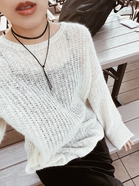 「ポニーテール」｜福本 茉以さん（レディース・160cm）の秋コーディネート