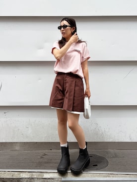 福本 茉以さん(レディース・160cm)の夏コーディネート