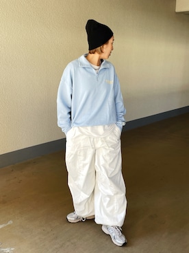 福本 茉以さん(レディース・160cm)の冬コーディネート