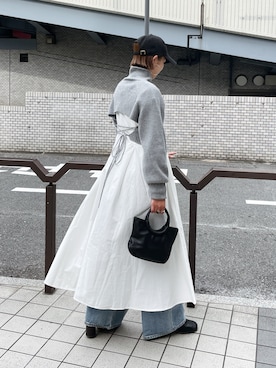 福本 茉以さん(レディース・160cm)の冬コーディネート