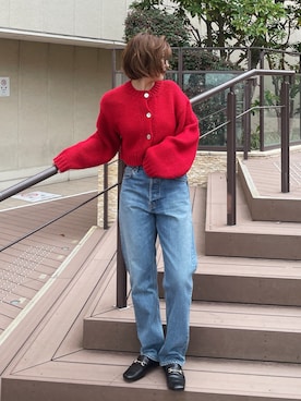 福本 茉以さん(レディース・160cm)の秋コーディネート