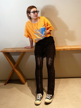 福本 茉以さん（レディース・160cm）の春コーディネート