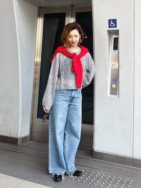 福本 茉以さん(レディース・160cm)の秋コーディネート