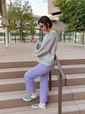 福本 茉以さん(レディース・160cm)の秋コーディネート