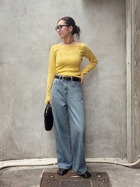 福本 茉以さん(レディース・160cm)の秋コーディネート
