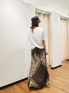 福本 茉以さん(レディース・160cm)の夏コーディネート