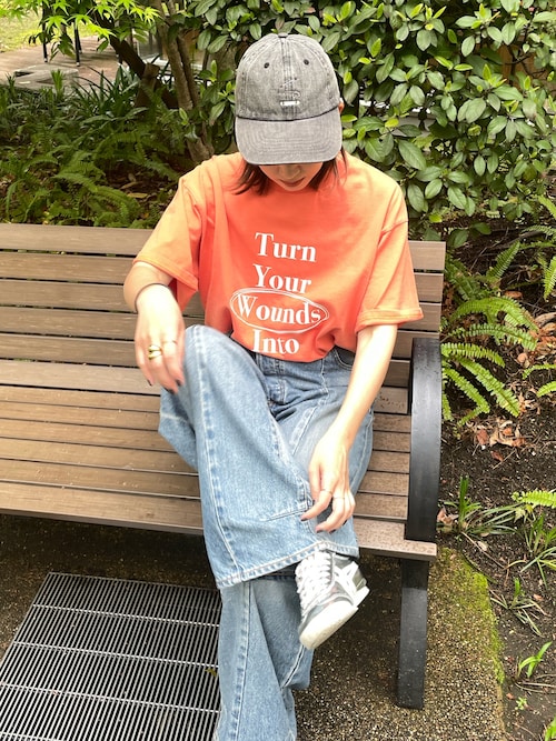 ヴィンテージウォッシュロゴビッグTee