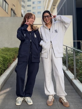 福本 茉以さん（レディース・160cm）の春コーディネート