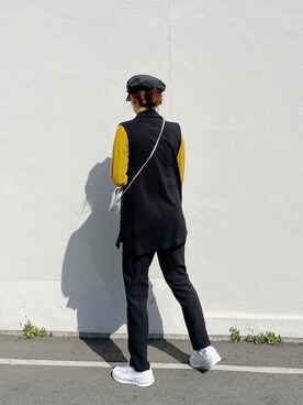 福本 茉以さん（レディース・160cm）の春コーディネート