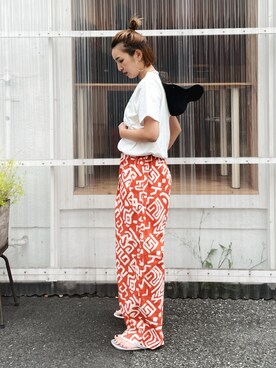 福本 茉以さん（レディース・160cm）の夏コーディネート