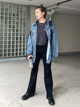 福本 茉以さん(レディース・160cm)の冬コーディネート