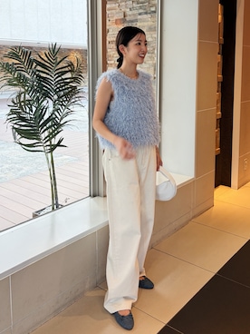 福本 茉以さん(レディース・160cm)の春コーディネート