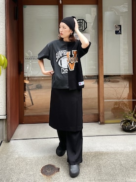 「Ungrid（アングリッド）のアイテム」を使った、福本 茉以さん（骨格ウェーブ・レディース・160cm）の春コーディネート