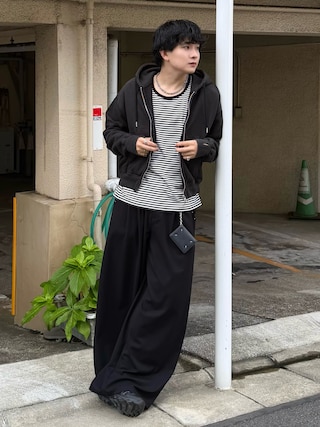 「soerte(ソエルテ)のHeavy weight double zip-up hoodie /ヘビーウェイトダブルジップフーディー(パーカー)」を使った、Seigoさん(メンズ・165cm)の秋コーディネート