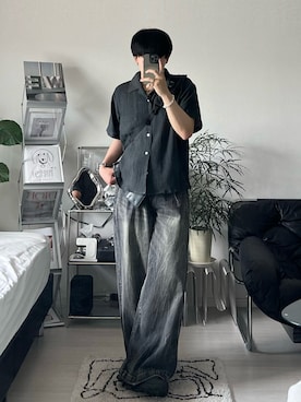 「SINSS（シンス）のアイテム」を使った、Seigoさん（メンズ・165cm）の春コーディネート