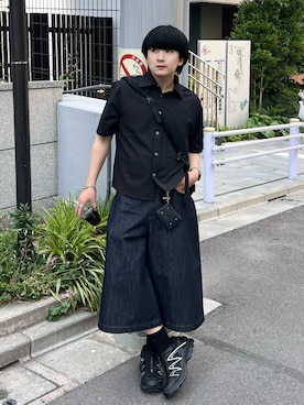 「HARE（ハレ）のアイテム（アクセサリー）」を使った、Seigoさん（メンズ・165cm）の夏コーディネート
