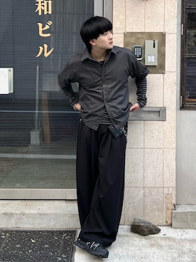 「EPNK（イーピーエヌケー）のアイテム」を使った、Seigoさん（メンズ・165cm）の夏コーディネート