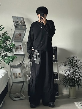 「アイテム（ウォレットチェーン）」を使った、Seigoさん（メンズ・165cm）の夏コーディネート