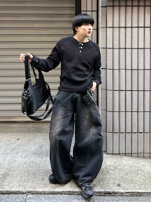 Seigo|ANDER HUNKのTシャツ/カットソーを使った参考コーディネート